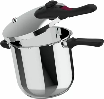 Tenxhere me presion Taurus Moments Rapid KCP4108, 8L, çelik inoks, ngjyrë argjendi