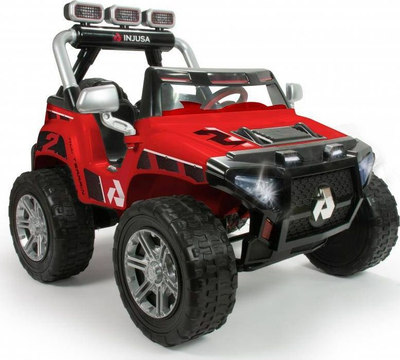 Makinë lodër me bateri Injusa Monster Car, 24V, 2 vende, e kuqe