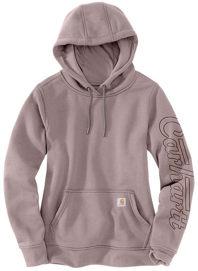 Bluzë me kapuç Carhartt Rain Defender Promo Graphic, për goca, XL, lejla e çelët