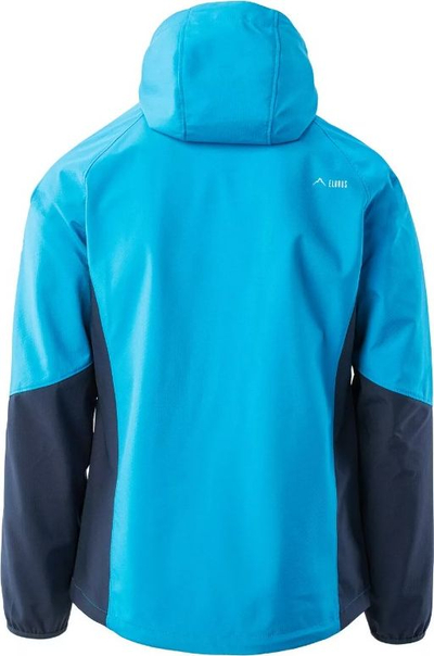Xhaketë softshell për burra Elbrus Envisat M, 10 000 mm, frymëmarrje 5 000 g/m², blu