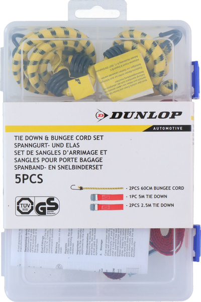 Set rripash lidhës Dunlop Octopus, 5 pjesë, elastik