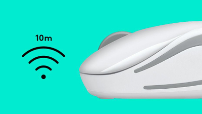 Maus Logitech M187, wireless, USB, i kuq