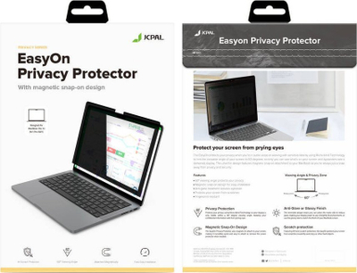 Filtër privatësie Jcpal EasyOn për MacBook Pro 14, me magnet, matte, i zi