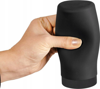 Dozator detergjenti për enë Wenko EASY SQUEEZ-E, silikon, 250ml, i zi mat