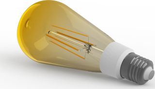 Llambë smart Yeelight Filament E27, 6W, 2000K, transparente