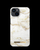 Futrollë iDeal of Sweden Fashion Cover për iPhone 13, Golden Pearl Marble, polikarbonat, e bardhë me ari