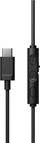 Kufje JVC HA-S33UC, me kabllo USB-C, me komandë në kabllo, të zeza