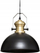 Llambadar varese Atmosphera Black Metal Flower, 30cm, metal, i zi