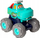 Makinë lodër Monster Truck Smily Play Crocodile SP84360, me fërkim dhe tërheqje mbrapa, shumëngjyrëshe