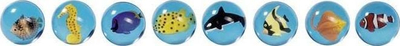 Top lodër Goki Rubber Ball Sea Animals, elastik, i kaltër