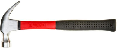 Çekiç marangozësh Top Tools 02A911, 450g, bisht fiberglasi, i zi me të kuqe