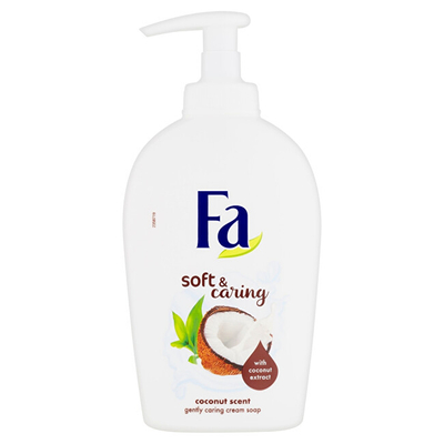 Sapun i lëngshëm për duar Fa Soft & Caring Coconut 250 ml