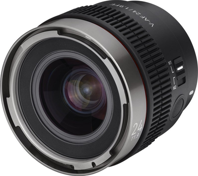 Objektiv Samyang V-AF 24mm T1.9, Sony FE, autofokus, i zi