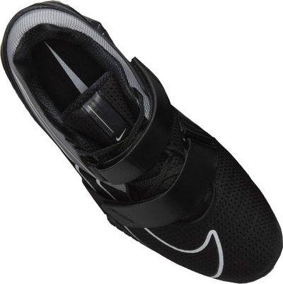 Këpucë për hedhje peshe Nike Romaleos 4, profesionale, të zeza bardh e zi