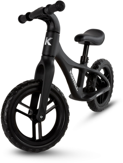 Рамнотежен велосипед Kidwell Jogo, за деца, 2.8kg, црн