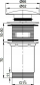 Tapon lavamani Omnires Click-Clack, metal, lidhje 1¼", bronzi antik