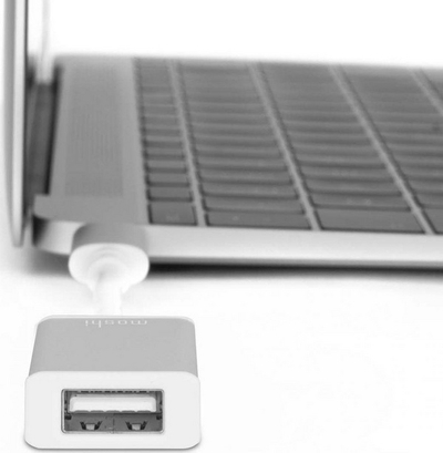 Përshtatës USB Moshi MI USBC, USB C në USB A, USB 3.1, argjent