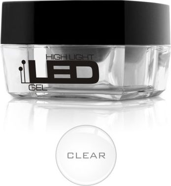 Xhel për thonjë Silcare High Light Led, 30g, transparent