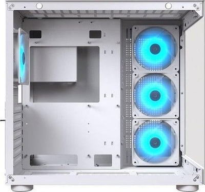 Kuti kompjuteri Cougar Gaming FV150, MIDI Tower, xham i temperuar, 4 ventilatorë ARGB