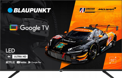 Телевизор Blaupunkt 55UGC5500S, 55\", Паметен Google TV, црн