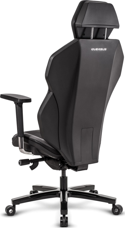 Karrige gaming QUERSUS ICOS SWF, ergonomike, me bazë alumini, e zezë