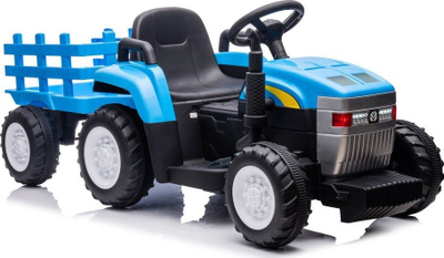 Traktor elektrik për fëmijë LEAN CARS A009B, 12V, me drita, blu