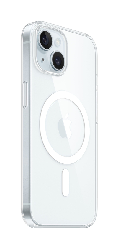 Маска Apple за iPhone 15 Clear Case со MagSafe