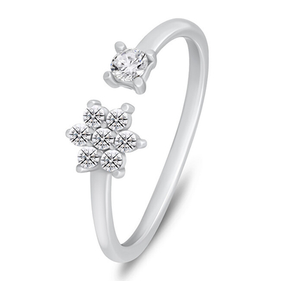 Unazë për femra Brilio Silver RI073W, 55mm, e argjendtë