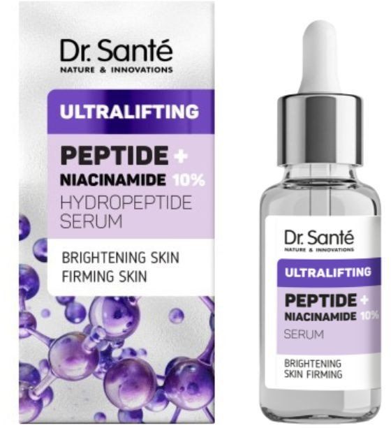 Serum fytyre Dr. Sante Ultralifting Peptide + Niacinamide, 30 ml, hidratues, kundër rrudhave