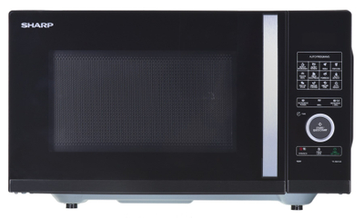 Furrë me mikrovalë Sharp YC-QG234AE-B, 23L, grill, e zezë argjendi