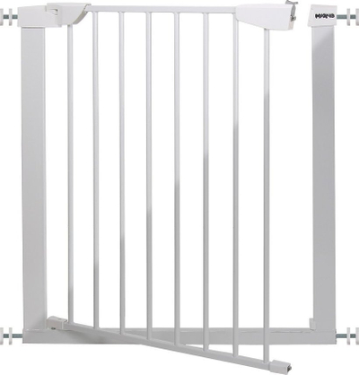 Portë sigurie për qen Safety Restriction Gate, për shkallë dhe dyer, e bardhë