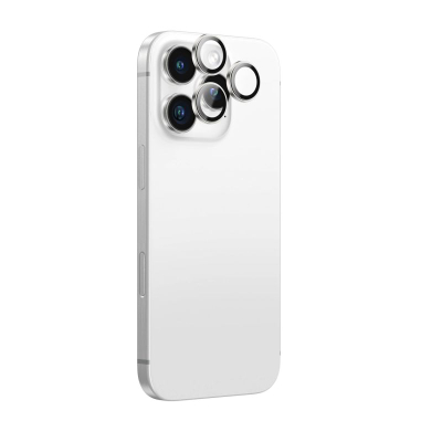 Заштита за леќи AMAZINGthing Supreme AR за iPhone 16 Pro Max, зацврстено стакло, антирефлексно, сребрено