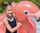 Flamingo notues për kalamaj Bestway, me doreza, rozë
