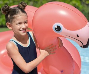 Flamingo notues për kalamaj Bestway, me doreza, rozë