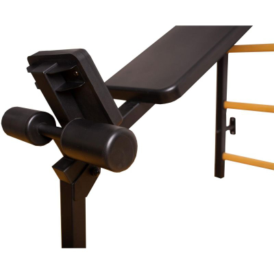 Stol palestër BenchK B310B/710B, i kthyeshëm, metal, i zi