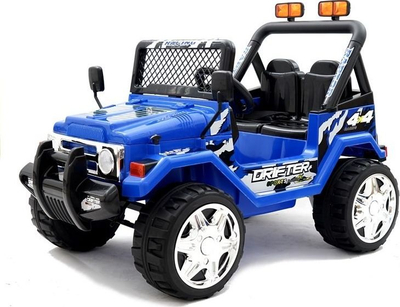 Makinë lodër me bateri Raptor S618, goma EVA, me telekomandë R/C, blu