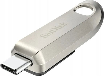 USB SanDisk Ultra Luxe SDCZ75, 512GB, USB Type C 3.2 Gen 1, argjendi