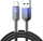 Kabllo Joyroom S-A42 Crystal-Clear Series, USB-A në Lightning, 3A, 1.2m, e zezë