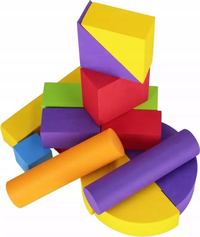 Lodra me blloqe Mega Creative SY1082, 45 copa shkumë, me shumë ngjyra