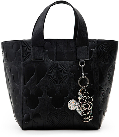 Çantë dore për femra Desigual Bols All Mickey Valdivia, e zezë