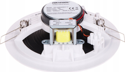 Altoparlant tavanor Hikvision DS-QAE0206G1-V, për rrjet, i bardhë