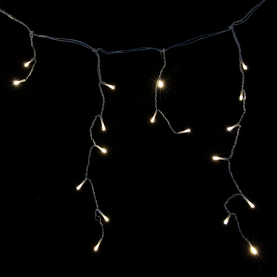 Drita dekorative LED Icicles, 360 LED, 12m, e bardhë e ngrohtë