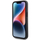 Mbulesë telefoni Guess GUHCP15MG4GFG për iPhone 15 Plus, me logo metalike, gri e errët