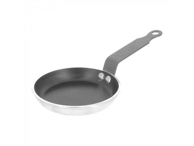 Tigan Blinis De Buyer Choc 8140.12, 12 cm, shtresë jo ngjitëse, argjendtë