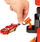 Pistë garash Mattel Disney Pixar Cars Glow Racers, Launch N Criss-Cross, me 2 makina që ndriçojnë