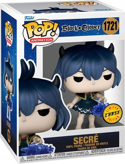 Figurë vinili Funko POP Black Clover Secre 1721, edicion Chase, shumëngjyrëshe