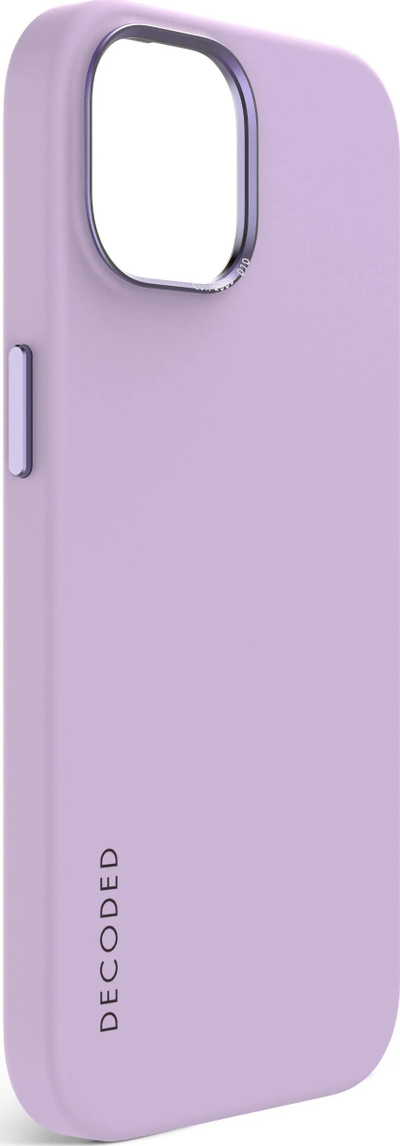 Mbrojtëse telefoni Decoded Silicone për iPhone 15, me MagSafe, lejla