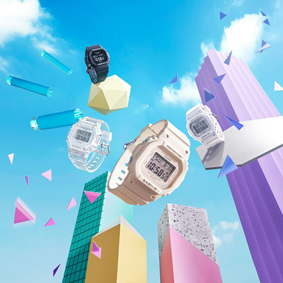 Orë për femra Casio Baby-G BGD-565US-7ER (322), transparente