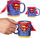 Filxhan Superman, 250ml, qeramikë me silikon, i kuq e blu