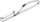 Qërues perimesh Teesa Stainless Steel Peeler, çelik inox, dorezë ergonomike, argjendtë